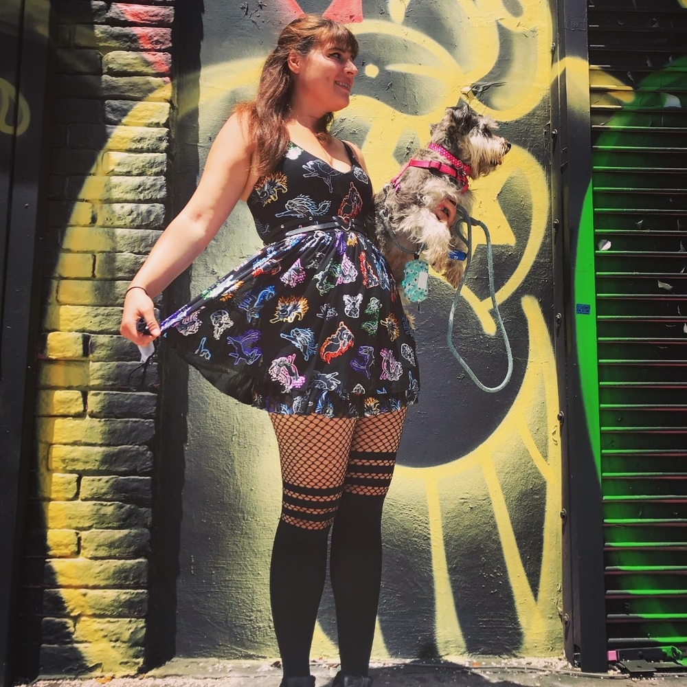 Blackmilk Eevee Glow Sheer Tier Dress Limited